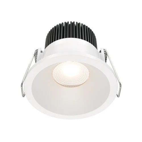 Светильник точечный LED Zoom DL034-01-06W3K-D-W Maytoni белый 1 лампа, основание белое в стиле современный 