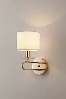 Бра Celestia V2630-1W Moderli бежевый 1 лампа, основание золотое в стиле современный 