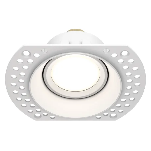 Светильник точечный Dot DL042-01-RD-W Maytoni белый 1 лампа, основание белое в стиле современный хай-тек для затирки