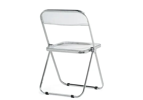 Пластиковый стул Fold складной clear 15377 Woodville, /, ножки/металл/хром, размеры - ****430*460 фото 5