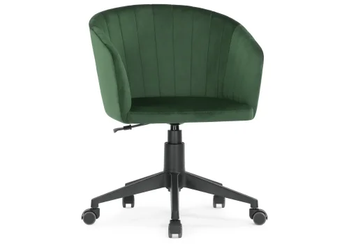 Компьютерное кресло Тибо изумрудный 464220 Woodville, зелёный/велюр, ножки/пластик/чёрный, размеры - *900***600*600