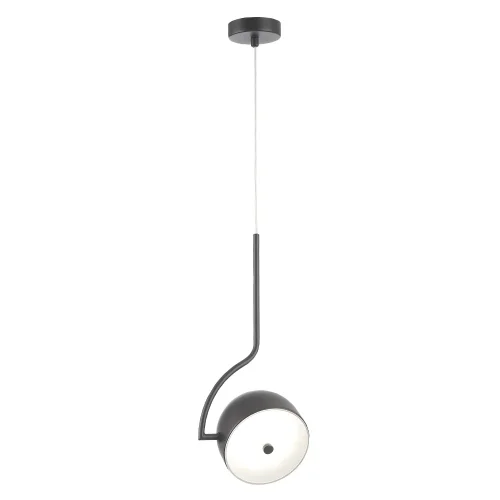 Светильник подвесной LED CORRECTO SP9W LED BLACK Crystal Lux белый 1 лампа, основание чёрное в стиле современный  фото 3