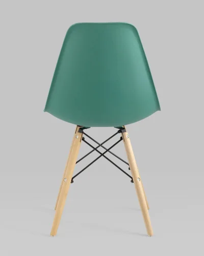 Стул EAMES, серо-зеленый УТ000037595 Stool Group, /, ножки/массив бука/бежевый, размеры - *815***460*530 фото 7