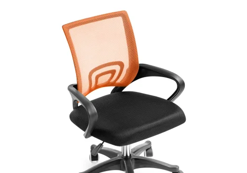Компьютерное кресло Turin black / orange 15432 Woodville, чёрный оранжевый/ткань, ножки/пластик/чёрный, размеры - *900***600* фото 6