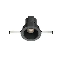 Светильник точечный LED Wise DL057-7W4K-B Maytoni чёрный на 1 лампу, основание чёрное в стиле хай-тек современный 