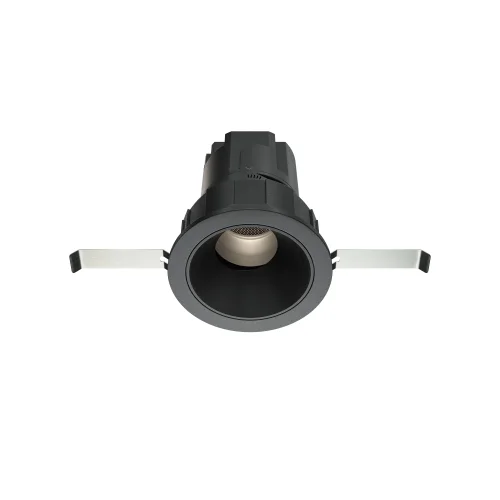 Светильник точечный LED Wise DL057-7W4K-B Maytoni чёрный на 1 лампу, основание чёрное в стиле хай-тек современный 