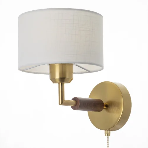 Бра с выключателем Sherman CL436312 Citilux белый на 1 лампу, основание бронзовое в стиле классический современный кантри фото 3