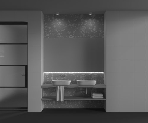 Светильник потолочный Блик / Glare 7 Вт 4000 К 120° IP 44 C127CL-L7W4K-W Maytoni белый на 1 лампу, основание белое в стиле хай-тек современный круглый фото 5