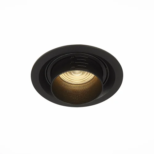 Светильник точечный LED ST701 ST701.438.12 ST-Luce чёрный на 1 лампу, основание чёрное в стиле хай-тек 