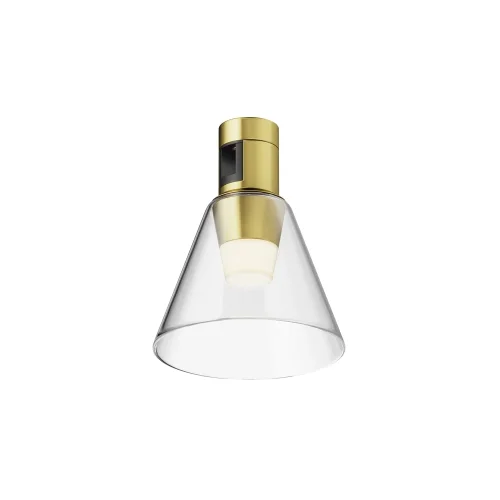 Трековый светильник LED Magnetic trаck system Flarity TR147-1-3W3K-BS Maytoni прозрачный для шинопроводов серии Magnetic trаck system Flarity латунь фото 5