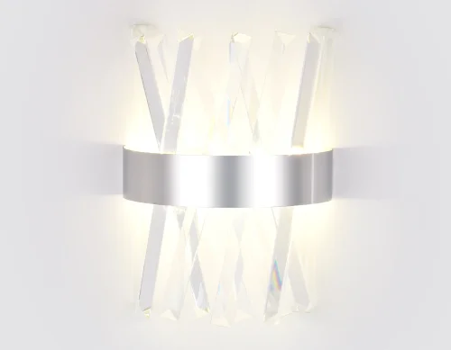 Бра Traditional TR5322 Ambrella light прозрачный на 1 лампа, основание хром в стиле классический  фото 5