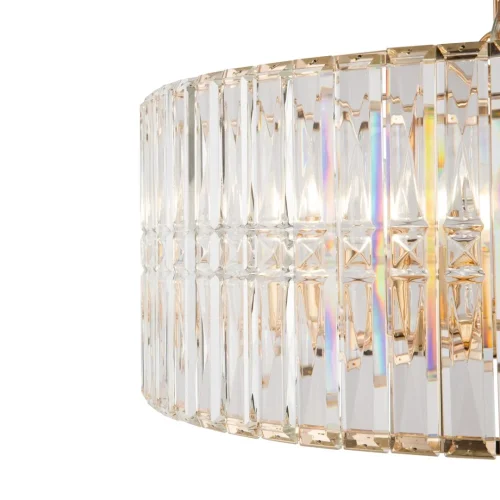 Люстра подвесная Facet MOD094PL-08G Maytoni прозрачная на 8 ламп, основание золотое в стиле современный классический  фото 4