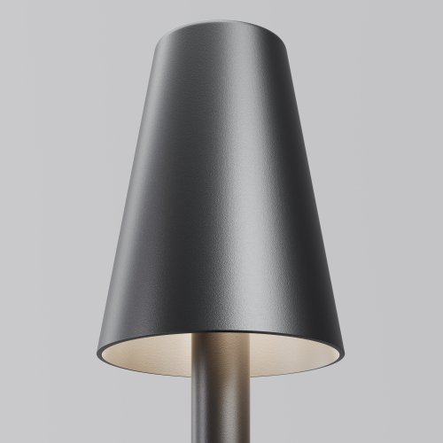 Ландшафтный светильник LED Cane O504FL-L1B3K1 Maytoni уличный IP65 чёрный на 1 лампу, плафон чёрный в стиле современный хай-тек LED фото 2