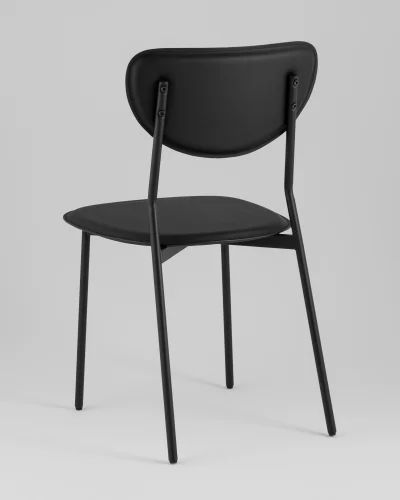 Стул обеденный Minnie, чёрный УТ000039223 Stool Group, чёрный/экокожа, ножки/металл/чёрный, размеры - ***** фото 5