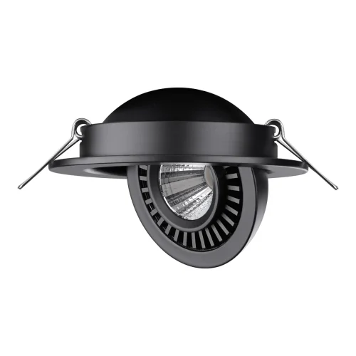 Светильник точечный LED Gesso 358816 Novotech чёрный 1 лампа, основание чёрное в стиле современный  фото 4