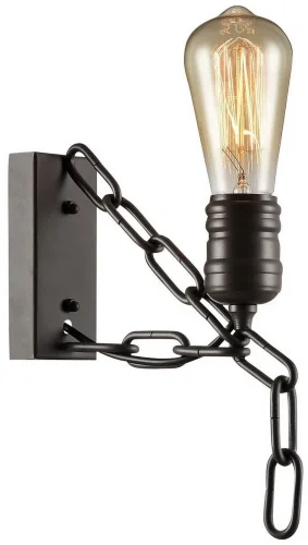 Бра лофт Kristen TL1181B-01BK Toplight без плафона на 1 лампа, основание чёрное в стиле лофт 
