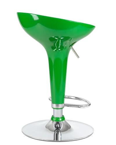 Стул барный  1004-LM BOMBA, цвет сиденья зеленый 1 (LMA 1), цвет основания хром Dobrin, зелёный/, ножки/металл/хром, размеры - 660*880***430*360 фото 4