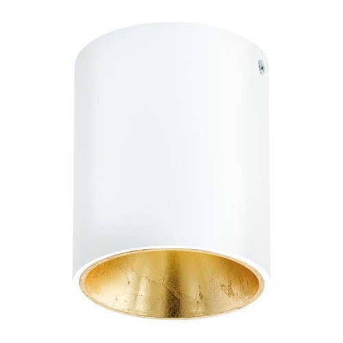 Светильник накладной LED POLASSO 94503 Eglo золотой 1 лампа, основание белое жёлтое золотое в стиле современный минимализм круглый
