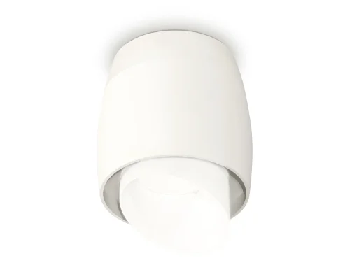 Светильник накладной Techno spot XS1141042 Ambrella light белый 1 лампа, основание белое в стиле хай-тек современный круглый