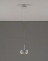 Светильник подвесной LED Luma V10856-PL Moderli белый 1 лампа, основание белое в стиле современный 