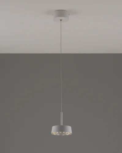 Светильник подвесной LED Luma V10856-PL Moderli белый 1 лампа, основание белое в стиле современный 