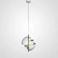 Светильник подвесной Weisdorff 123432-22 ImperiumLoft белый 1 лампа, основание латунь в стиле современный лофт арт-деко 