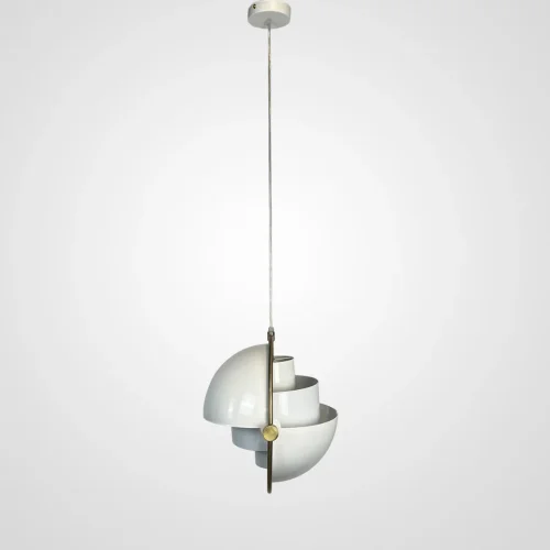 Светильник подвесной Weisdorff 123432-22 ImperiumLoft белый 1 лампа, основание латунь в стиле современный лофт арт-деко 