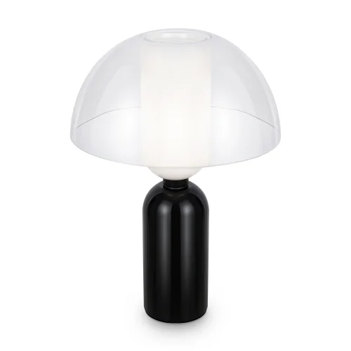 Настольная лампа Memory MOD177TL-01B Maytoni прозрачная 1 лампа, основание чёрное металл в стиле современный арт-деко  фото 5