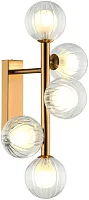 Бра Shardin 2165/05/05W Stilfort прозрачный белый 5 ламп, основание бронзовое в стиле современный 