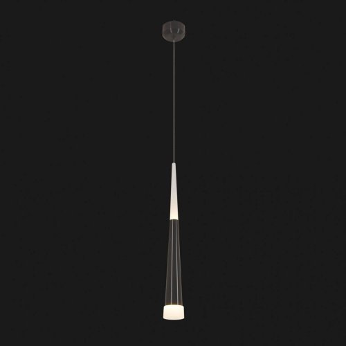 Светильник подвесной LED Вегас CL227011 Citilux белый 1 лампа, основание чёрное в стиле современный трубочки фото 2