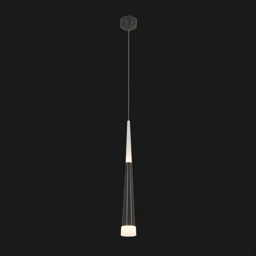 Светильник подвесной LED Вегас CL227011 Citilux белый 1 лампа, основание чёрное в стиле современный трубочки фото 2