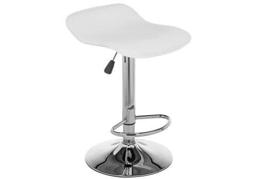 Барный стул Roxy белый 1422 Woodville, белый/искусственная кожа, ножки/металл/хром, размеры - ****430*450
