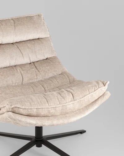 Кресло лаунж Lazy, бежевый УТ000041731 Stool Group, /, ножки//, размеры - *****мм фото 5