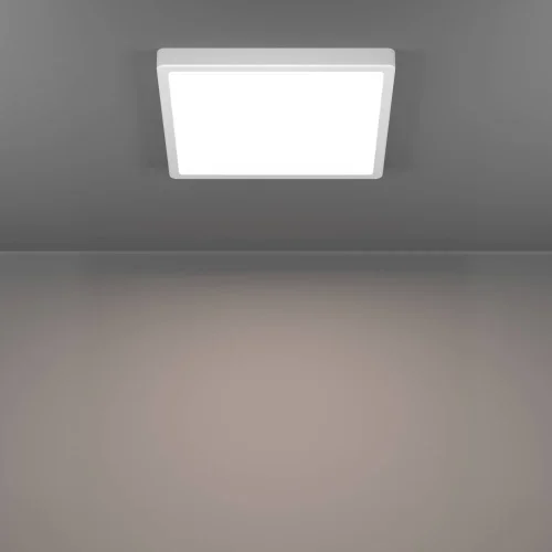 Светильник потолочный LED Fueva 901337 Eglo белый на 1 лампу, основание белое в стиле современный квадратный фото 6 Светильник потолочный LED Fueva 901337 Eglo белый на 1 лампу, основание белое в стиле современный квадратный фото 6