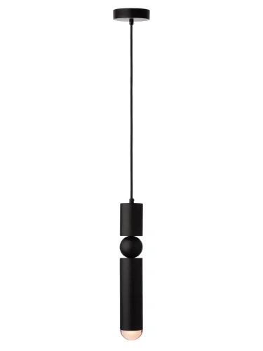 Светильник подвесной Lee 1511-BL LOFT IT чёрный 1 лампа, основание чёрное в стиле современный трубочки фото 2