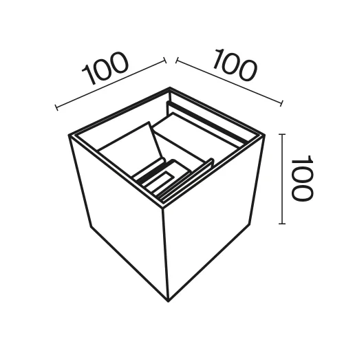 Настенный светильник уличный LED Fulton O572WL-L6W Maytoni уличный IP54 белый на 1 лампу, плафон белый в стиле современный LED фото 6