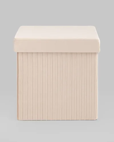 Пуф складной с ящиком Store Square, бежевый УТ000038974 Stool Group на 1 , основание в стиле современный фото 5