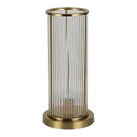 Настольная лампа Wonderland 2907-1T Favourite прозрачная 1 лампа, основание медь металл в стиле минимализм 