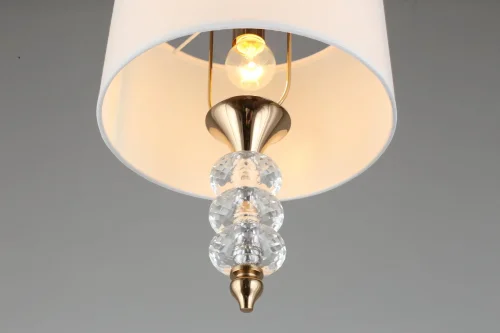 Светильник подвесной Franula APL.724.06.01 Aployt белый 1 лампа, основание золотое в стиле классический  фото 8