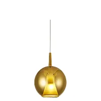 Светильник подвесной Elsa 8243+8265 Mantra золотой 1 лампа, основание золотое в стиле современный 