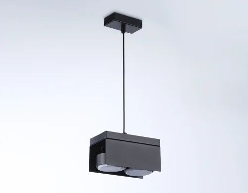 Светильник подвесной TN70859 Ambrella light чёрный 1 лампа, основание чёрное в стиле хай-тек современный  фото 2