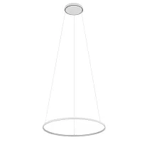 Светильник подвесной LED Circolo Led M 11604-NW Nowodvorski белый на 1 лампу, основание белое в стиле современный кольца