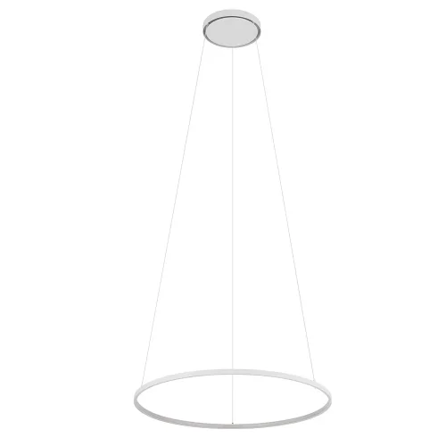 Светильник подвесной LED Circolo Led M 11604-NW Nowodvorski белый на 1 лампу, основание белое в стиле современный кольца