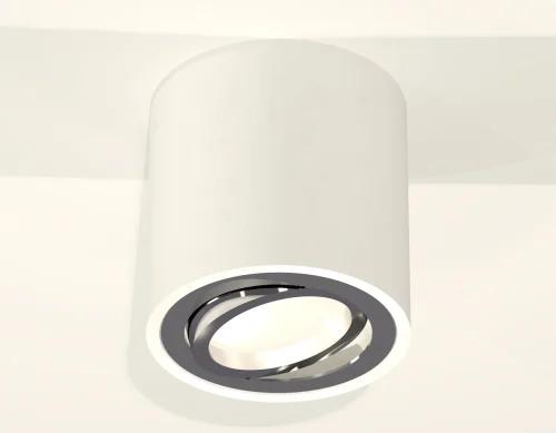 Светильник накладной Techno spot XS7531003 Ambrella light белый 1 лампа, основание белое в стиле хай-тек современный круглый фото 2