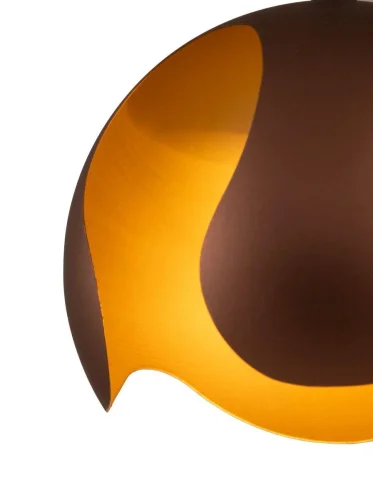 Светильник подвесной Severo V000176 Indigo коричневый на 1 лампу, основание чёрное в стиле современный шар фото 2 Светильник подвесной Severo V000176 Indigo коричневый на 1 лампу, основание чёрное в стиле современный шар фото 2