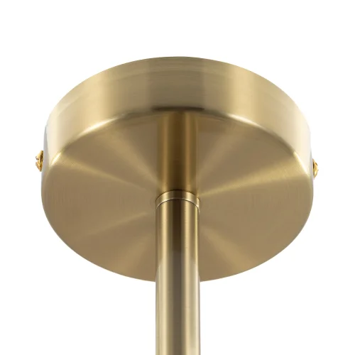 Люстра на штанге Tendy CL244151 Citilux прозрачная разноцветная на 5 ламп, основание латунь в стиле классический современный фото 4