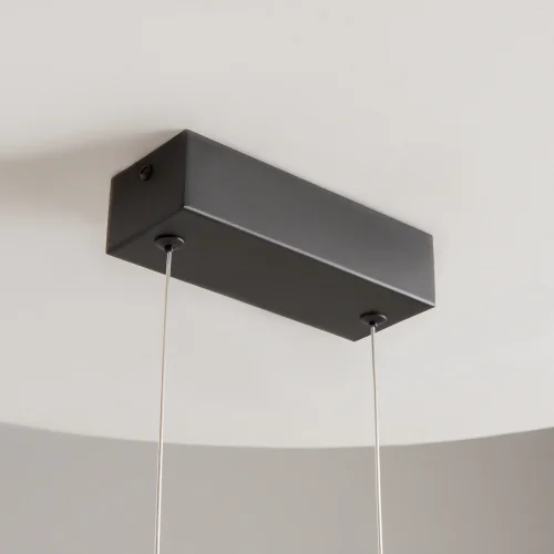 Светильник подвесной LED Skyline MOD179PL-L26W4K Maytoni белый на 1 лампу, основание чёрное в стиле современный арт-деко фото 12
