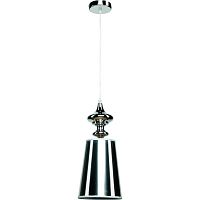 Светильник подвесной Alaska 3730-NW Nowodvorski хром 1 лампа, основание хром в стиле арт-деко 