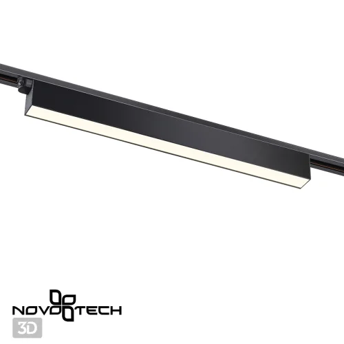 Трековый светильник однофазный Iter 358827 Novotech чёрный для шинопроводов серии Iter фото 4