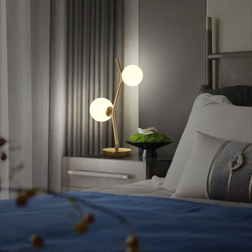 Настольная лампа MATHIA TAB 212693-23 ImperiumLoft белая на 2 лампы, основание латунь металл в стиле современный фото 10 Настольная лампа MATHIA TAB 212693-23 ImperiumLoft белая на 2 лампы, основание латунь металл в стиле современный фото 10